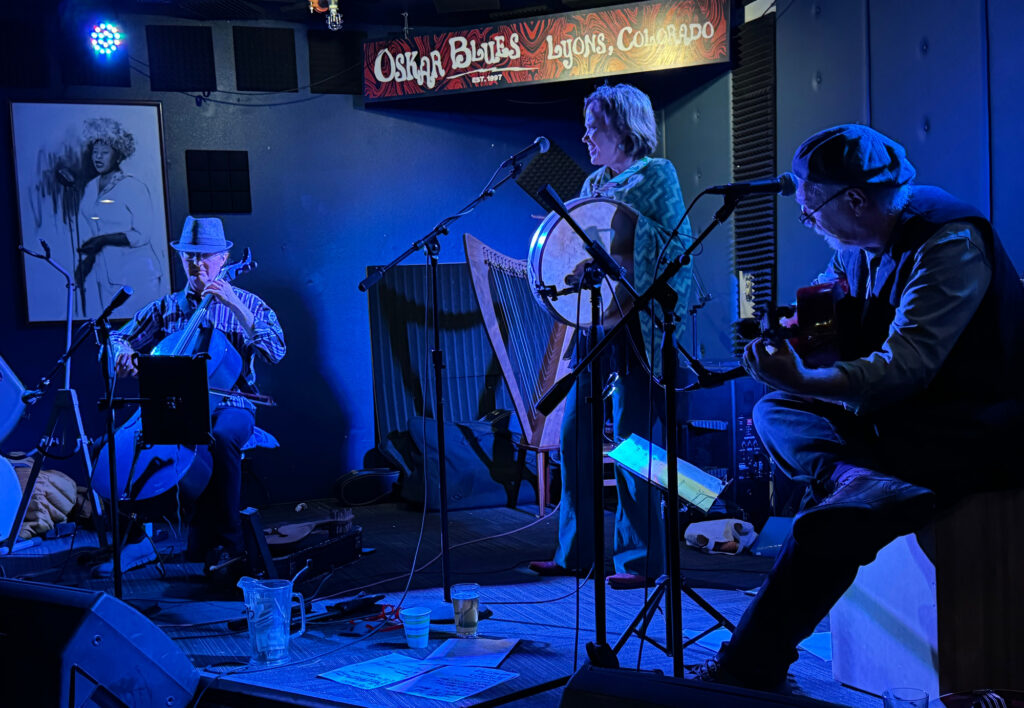 James Hoskins performing Irish Music at Oskar Blues in Longmont Colorado